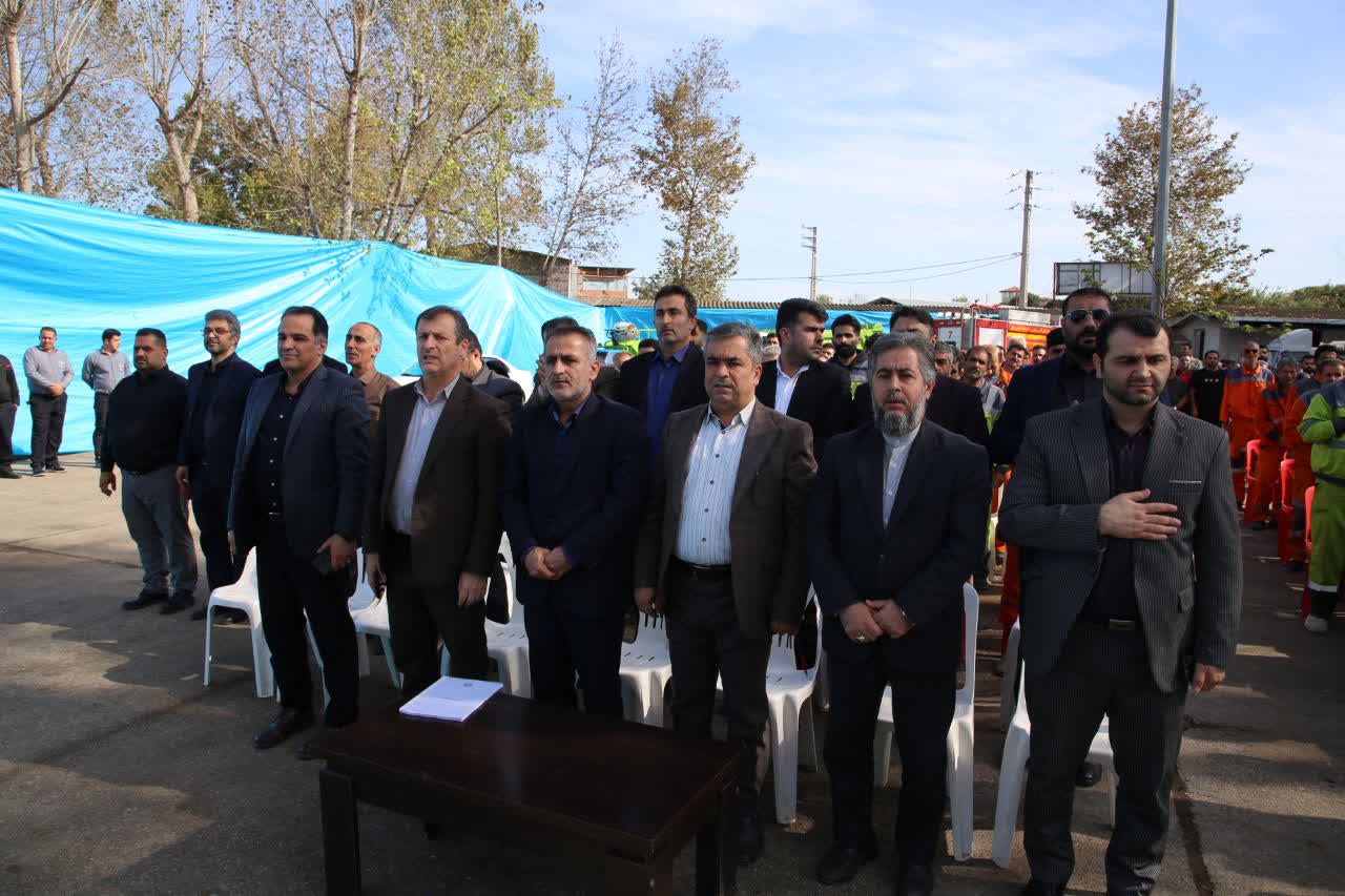 آیین آغاز عملیات احداث مرکز پردازش پسماند شهرداری بابل برگزار شد. آیین آغاز عملیات احداث مرکز پردازش پسماند شهرداری بابل برگزار شد.