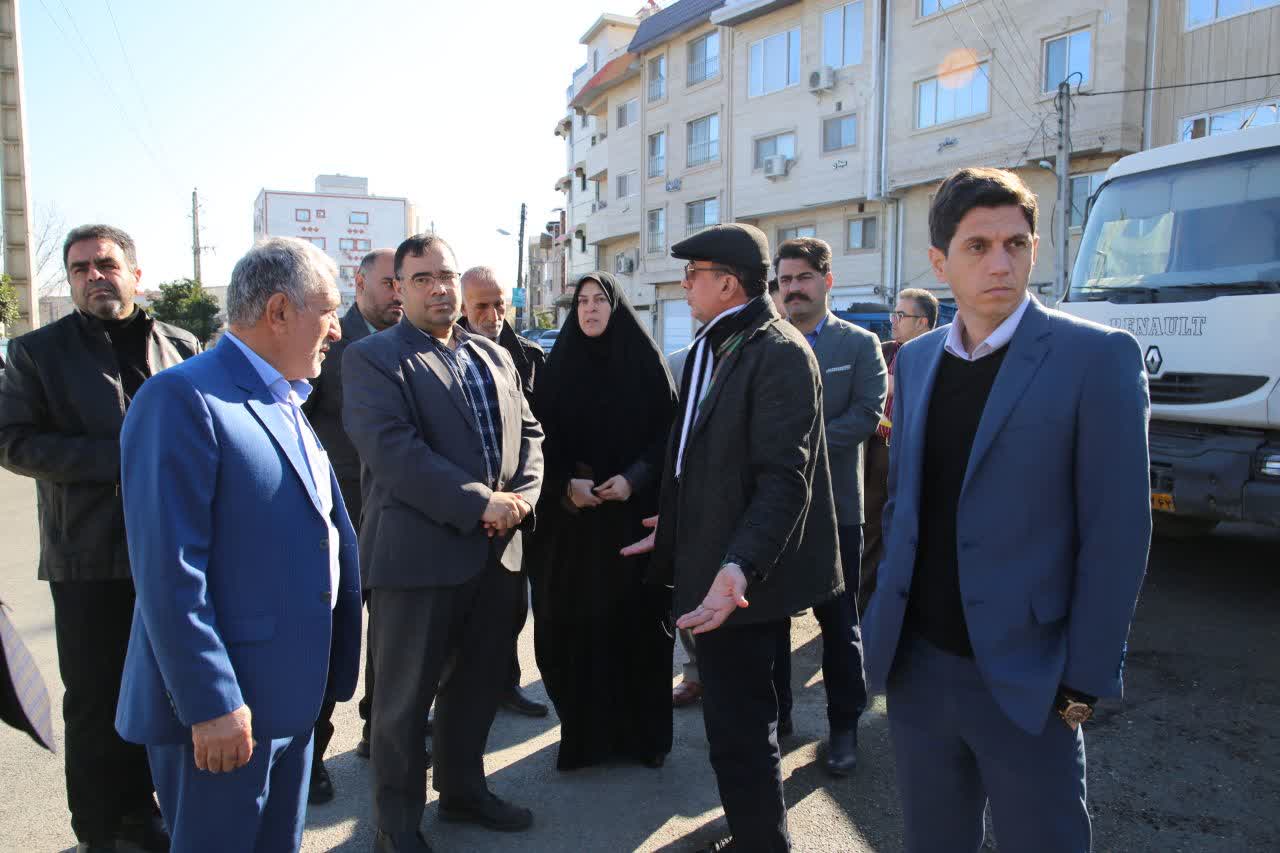 تملک و بازگشایی مسیر در شهرک آزادگان شهرداری بابل