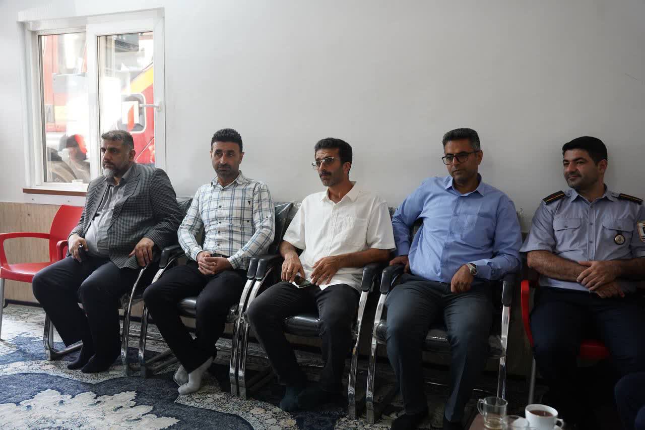 گرامیداشت روز آتشنشانی با حضور مسئولان شهرداری بابل