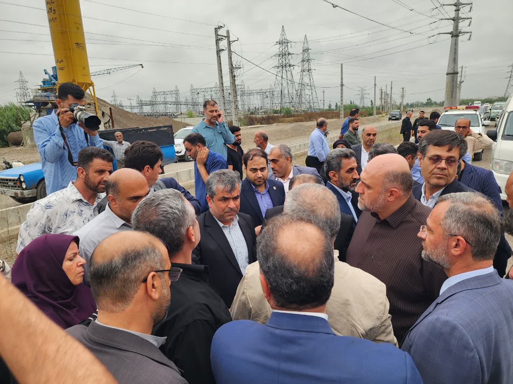 بازدید مقامات کشوری و استانی از روند اجرای پروژه کمربندی دوم شرقی بابل