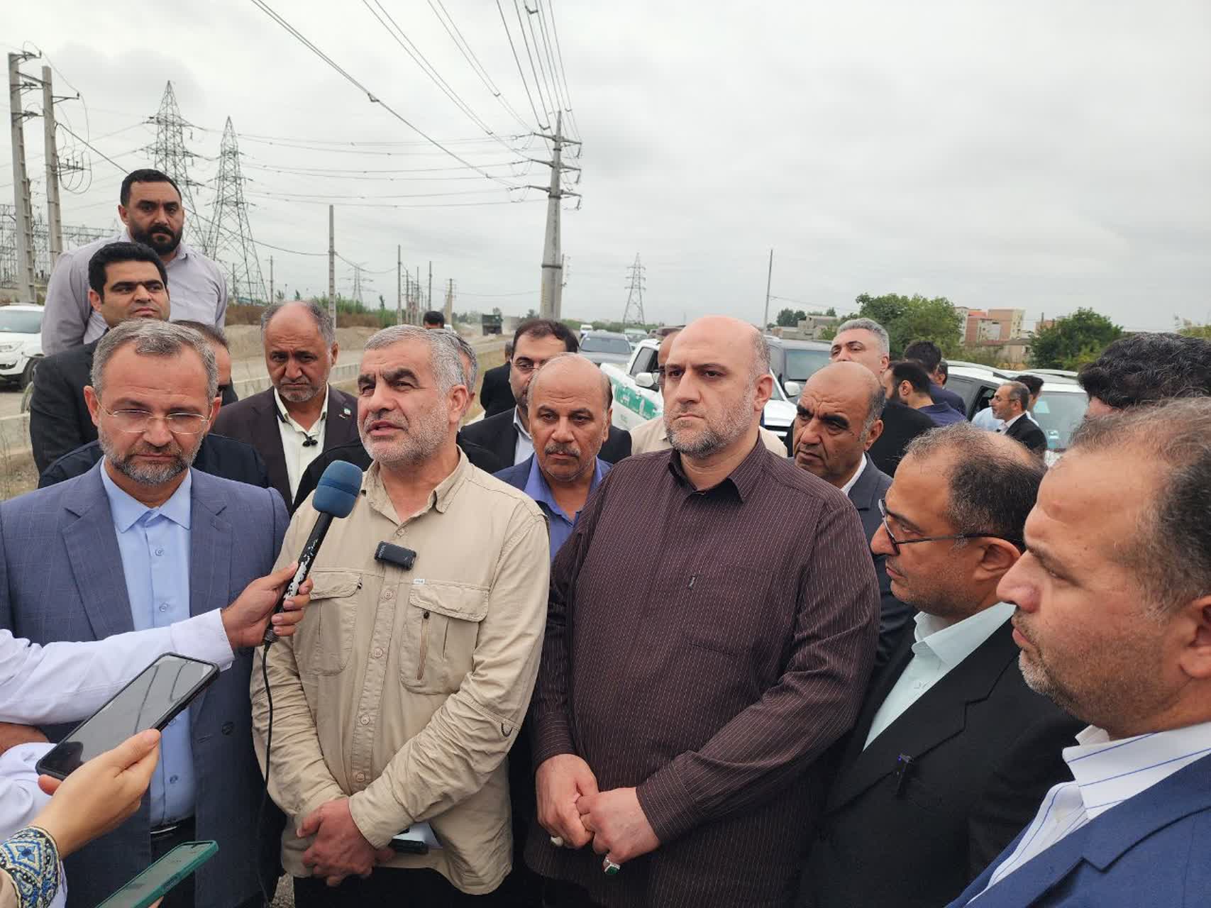 بازدید مقامات کشوری و استانی از روند اجرای پروژه کمربندی دوم شرقی بابل