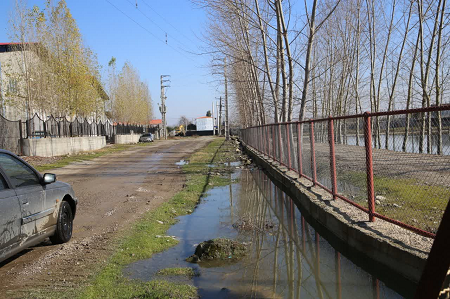 بازدید میدانی مرضیه علیجان نژاد سرپرست شهرداری بابل از نقاط دچار آبگرفتگی