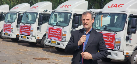 آئین بهره برداری از ناوگان جدید جمع آوری مکانیزه پسماند خدمات شهری بابل