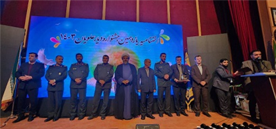تجلیل از سید حامد بیکایی شهردار بابل در اختتامیه یازدهمین جشنواره دیار علویان