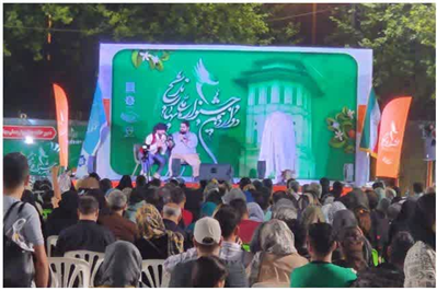 آئین افتتاحیه "دوازدهمین جشنواره ملی بهارنارنج  با استقبال پرشور مردم بابل  برگزار شد.