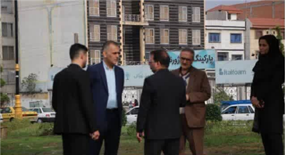 عملیات اجرایی احداث فضای سبز میدان بسیج پایان یافت