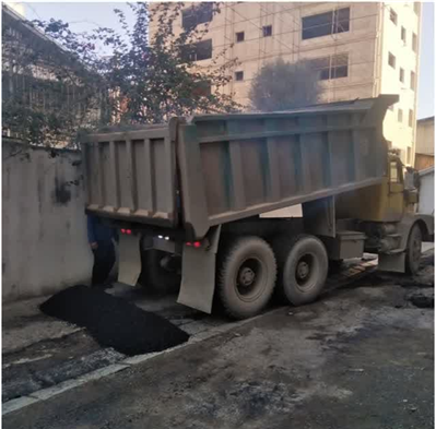 شهر بهارنارنج  روکش آسفالت بلوار شهید نژاد اکبر،ولیعصر 9