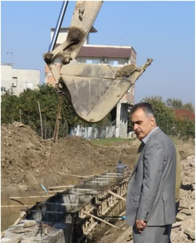 بازدید مهدی کیانی شهردار بابل از روند پیشرفت پروژه کمربندی شرقی دوم