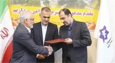 مراسم تکریم از خانم ستاره احسانی و معارفه جواد رستم پور به عنوان سرپرست امور مالی و ذیحساب دوم شهرداری بابل