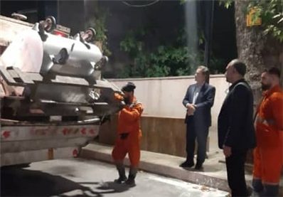 بازدید سرزده شهردار بابل و سرپرست معاونت خدمات شهری شهرداری بابل از وضعیت نظافت سطح شهر
