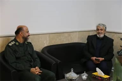 دیدار نوروزی سرپرست شهرداری با فرمانده سپاه شهرستان بابل