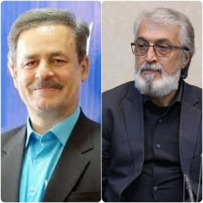 پیام تبریك محمدقاسم دابوئیان سرپرست شهرداری بابل به شاهین كلانتری به عنوان شهردار منتخب بابل