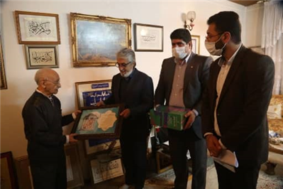 دیدار و تجلیل از استاد محمدزمان فراست به مناسبت 20مهر روزگرامیداشت حافظ