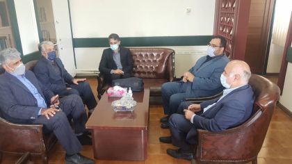 دیدار محمدقاسم دابوئیان و حمیدرضا قربان نیا با مدیرکل آب منطقه ای
