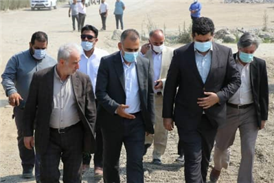 دیدار رییس امور پایش ارزیابی و اطلاعات  سازمان برنامه و بودجه كشور، شهردار بابل و رییس شورای اسلامی شهر ازفاز پایانی كمربندی دوم شرقی بابل