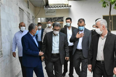 بازدید شهردار واعضای شورای اسلامی شهر بابل از پروژه های بهبود عبور و مرور در آرامستان باغ بهشت (گله محله) بابل