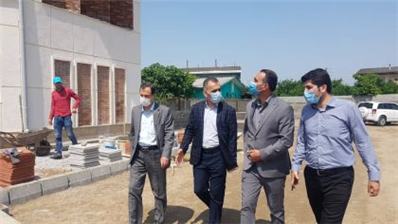 مراحل پایانی ساخت اولین سرای محله در بابل