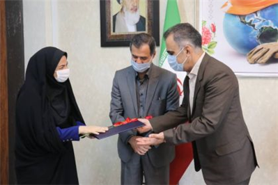 تقدیر مهندس كیانی شهردار منتخب بابل از كارگران نمونه شهرداری به مناسبت روز جهانی  كارو كارگر