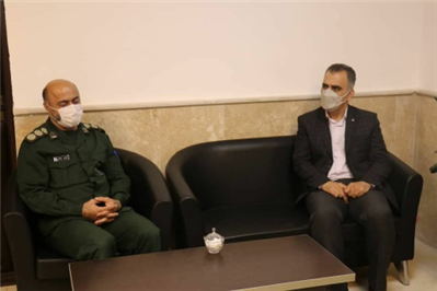 دیدار نوروزی سرپرست شهرداری با فرماندهی سپاه شهرستان بابل