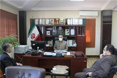دیدار نوروزی مهدی کیانی سرپرست شهرداری  بابل با مدیر کل راه و شهرسازی  استان مازندران
