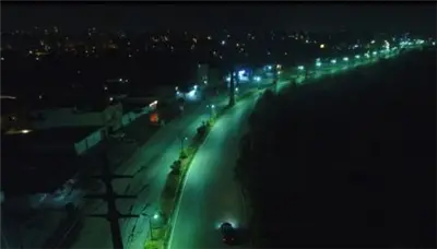 پس از سالها انتظار سرانجام بلوار علامه حائری توسط شهرداری بابل روشن شد