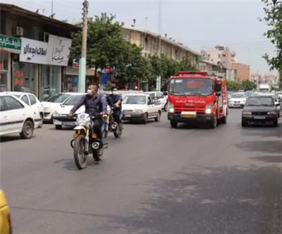 هشدار خودروهای آتش نشانی بابل در سطح شهر همزمان با موج جدید ابتلا به کرونا در کشور
