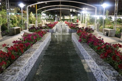 بوستان گل به بهره برداری رسید