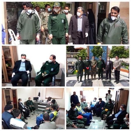 فرمانده لشکر عملیاتی 25 کربلا مازندران:  ایثارگری پرسنل سازمان آرامستانهای شهرداری بابل و طلبه های جهادی قابل تحسین است