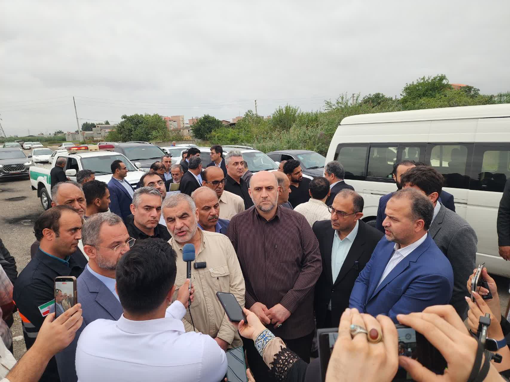 بازدید مقامات کشوری و استانی از روند اجرای پروژه کمربندی دوم شرقی بابل